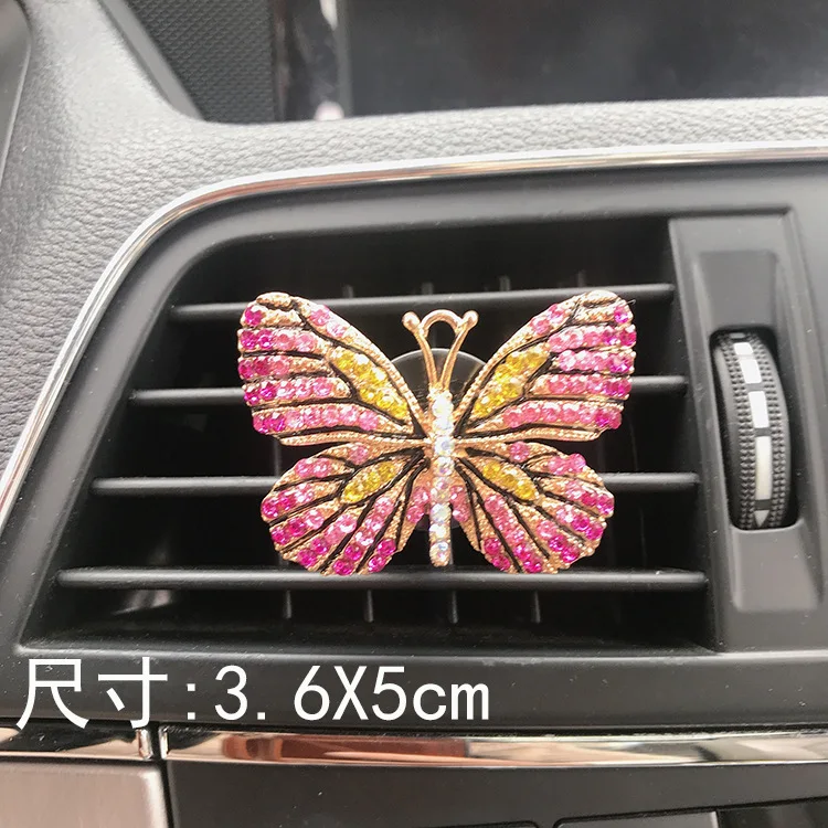 Car air conditioning air outlet perfume Color Butterfly car interior decoration deodorant female