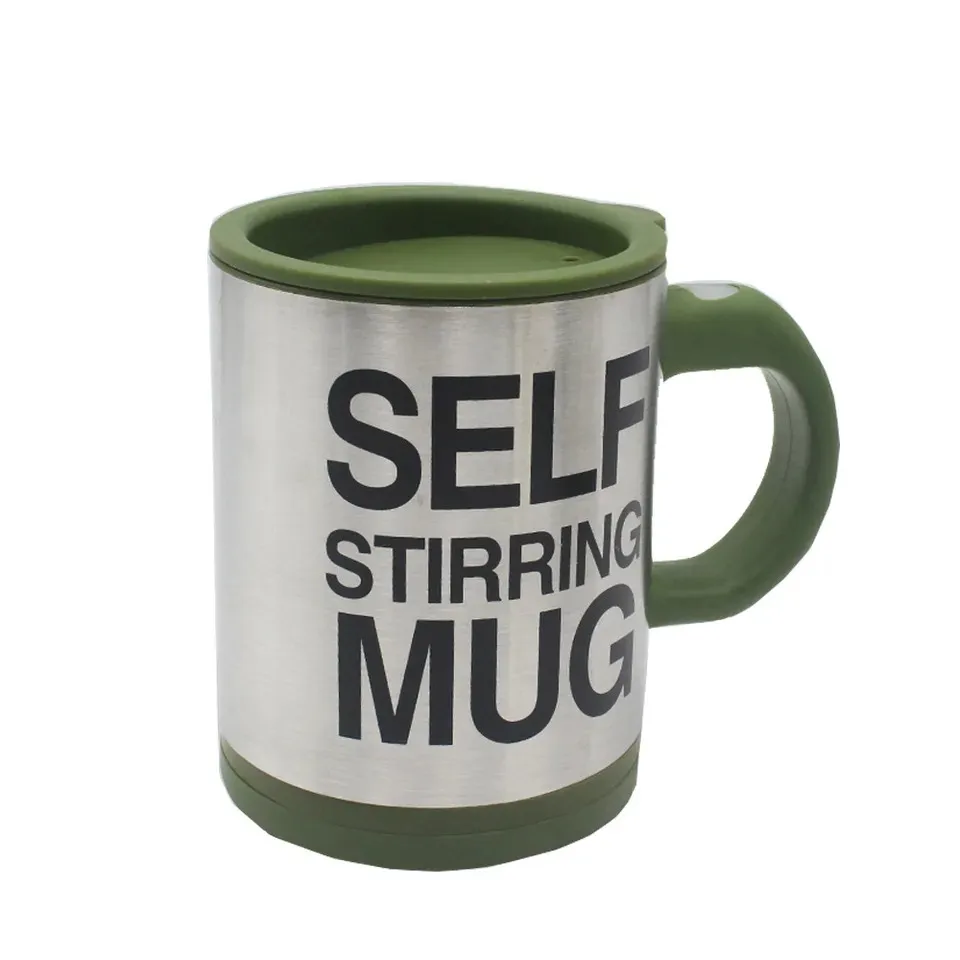 400 ML BPA Free Original Stainless Steel Double Layered Auto Mixer Drink Tea Coffee Travel Mugs Self Stirring Mug Coffee Cup