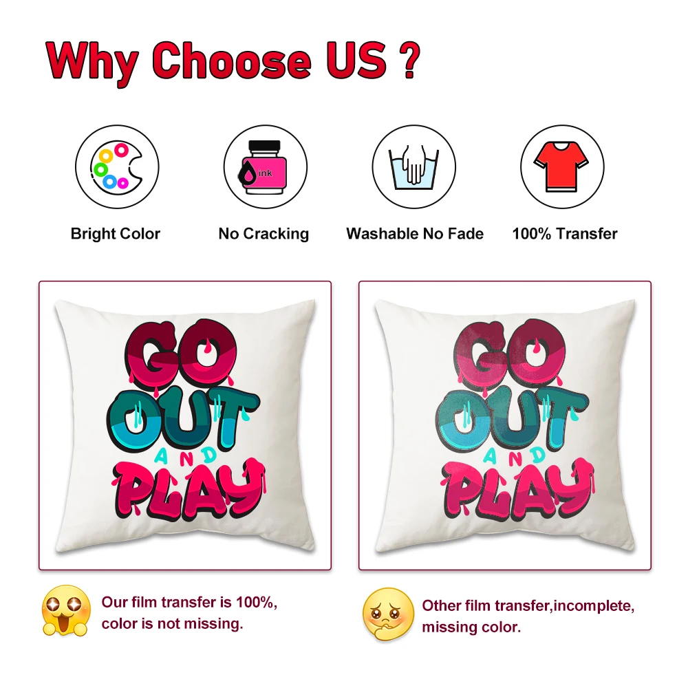 DTF Transfer Film Sheets A3 A3+ A4 DTF Paper for All Sublimation DTF Printers Upgraded Premium Direct to Film for All Fabrics