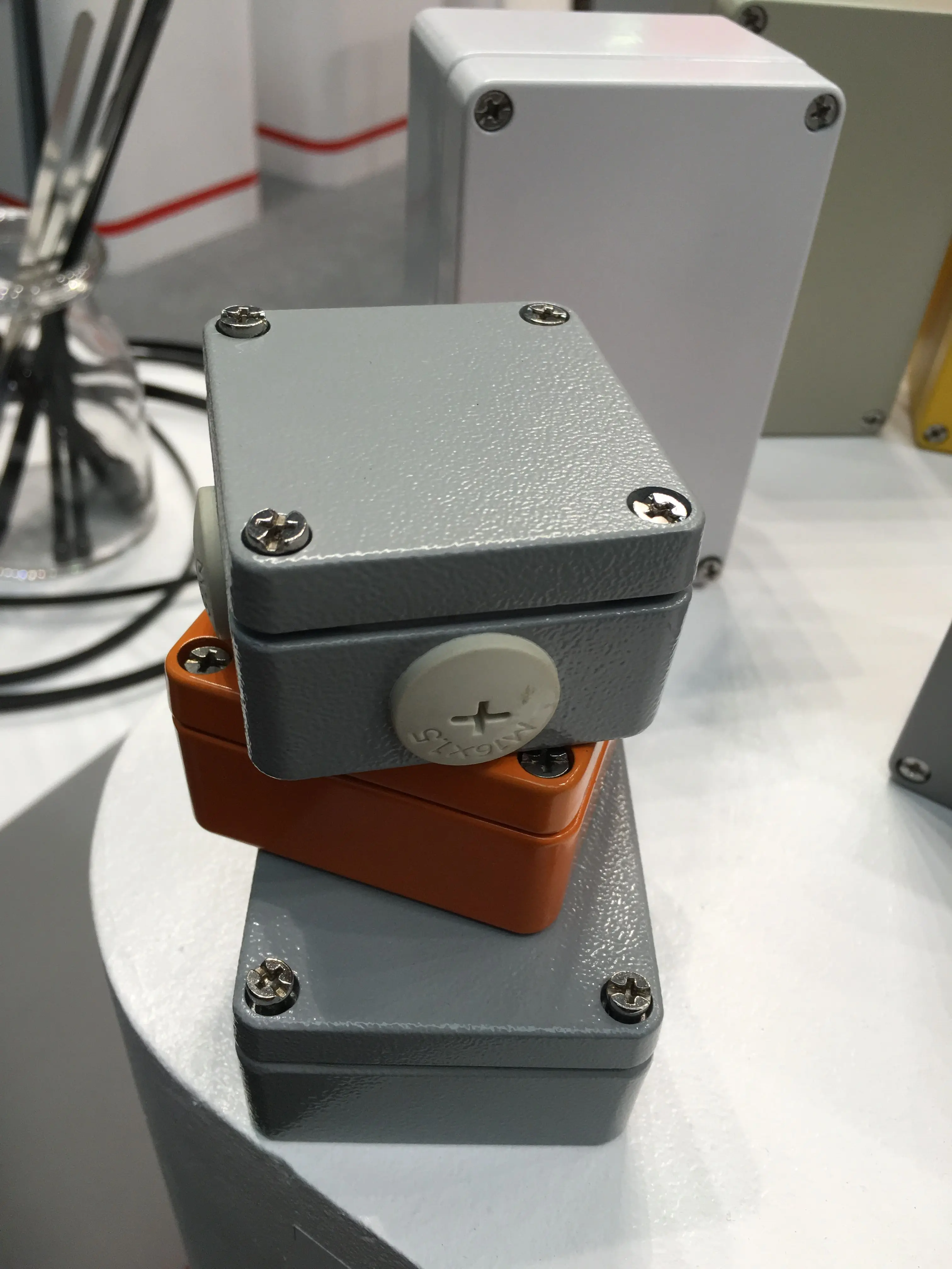 
120x120x80mm IP67 Aluminum Waterproof Enclosure Metal Junction Box 