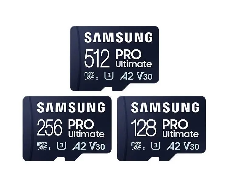Original Samsung PRO Ultimate Memory Card 128GB 256GB 512GB Micro TF SD Card V30 Speed Up To 200MB/s A2 U3 TF SD Card For Camera