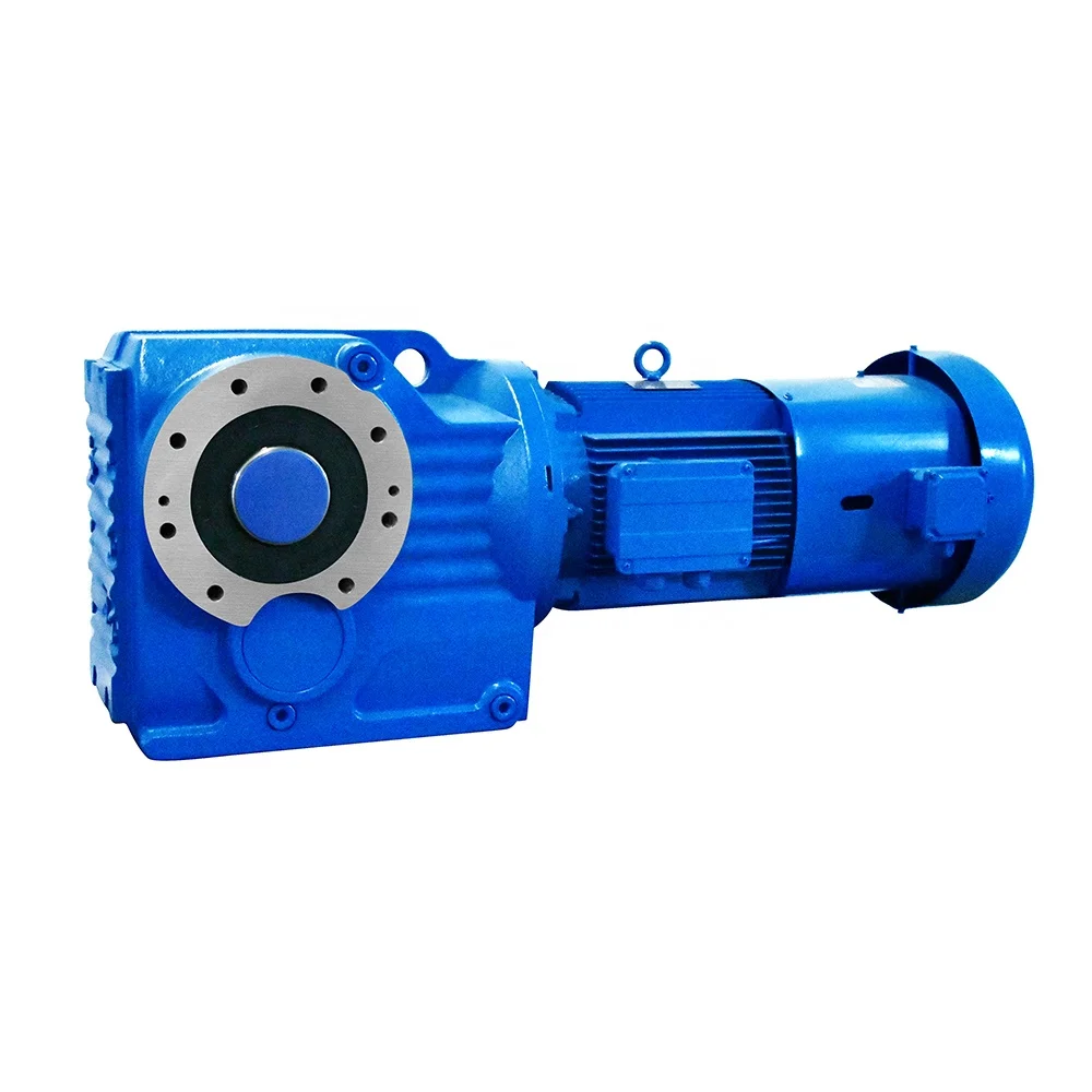 Helical gear K series reducer robot medical food machinery application horizontal gear reducer motor