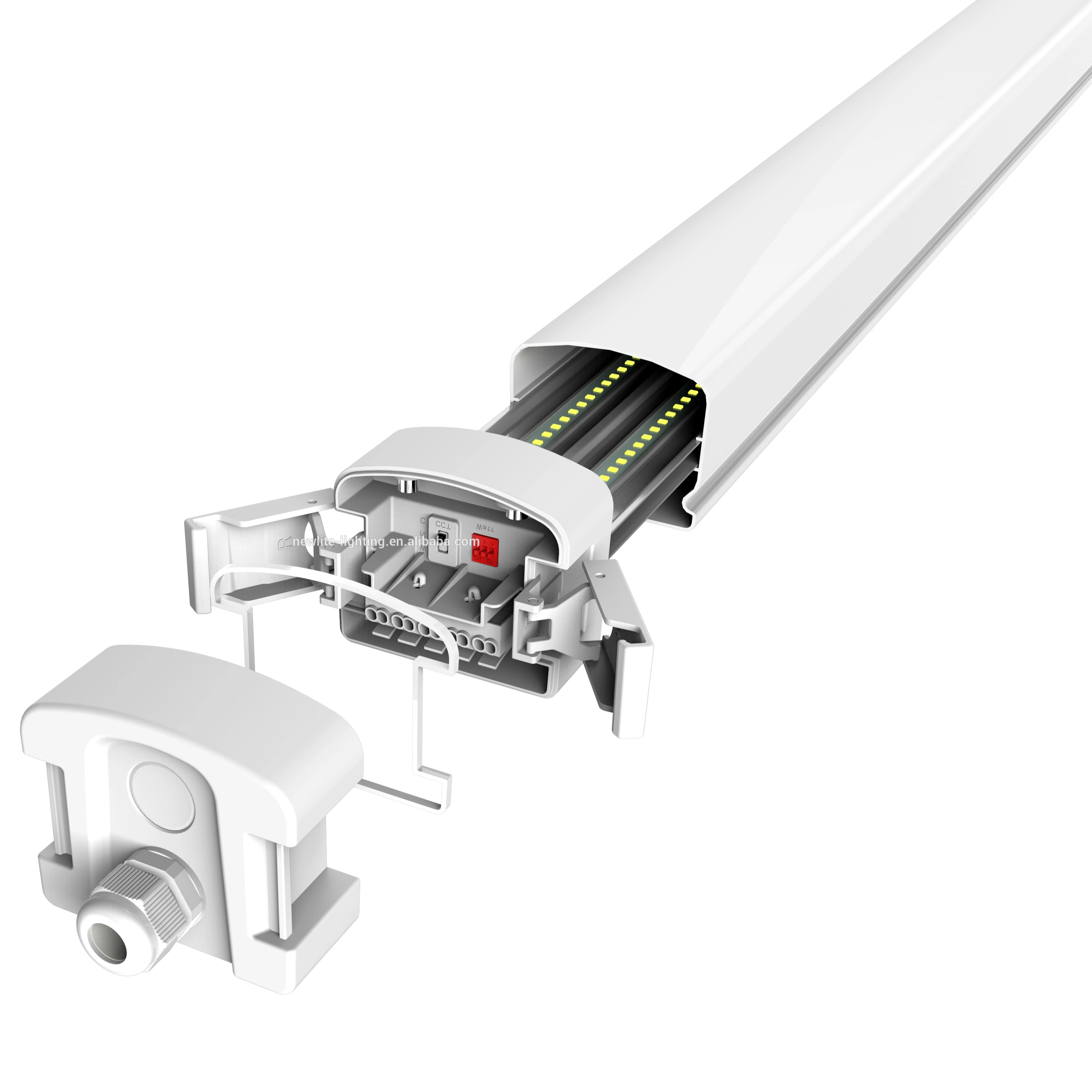 
1.2m recessed aluminum led tri-proof light IP65 IK08 tri-proof light fixture 