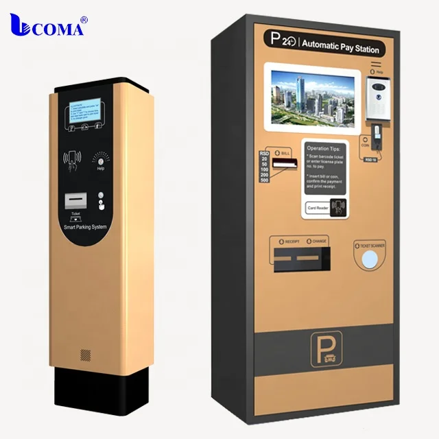 Auto Parking Lot Payment Kiosk Machine for Small Supermarket
