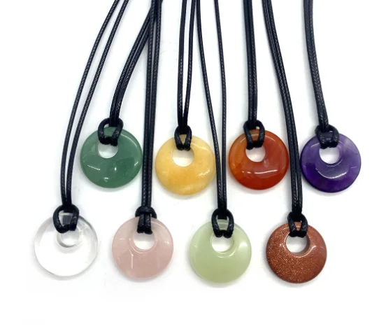 Cheap Natural Quartz Stone Faceted Flat Round Pendant charms Druzy Stone for DIY Earring Necklace Bracelets jewelry making.png