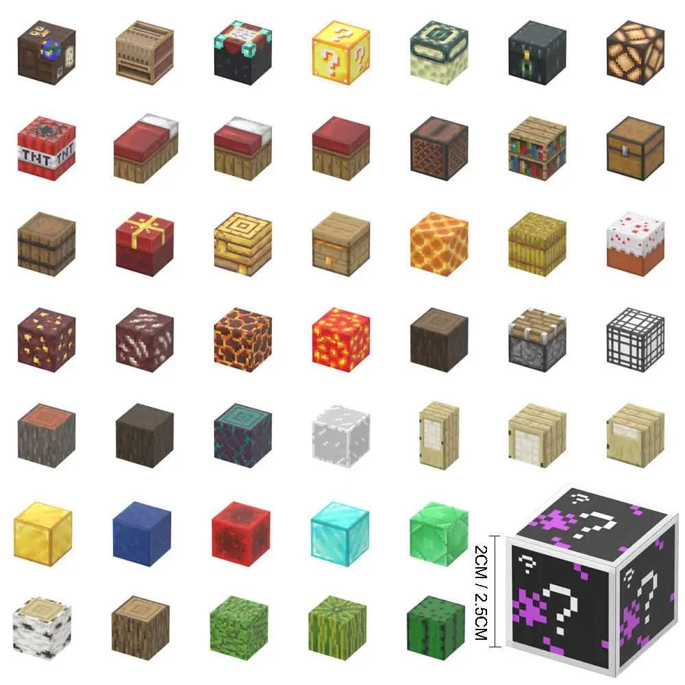 2024 New Educational Block Innovative Kids Products Montessori Magnetic Magic Cube 3d DIY My World Building Blocks Toys