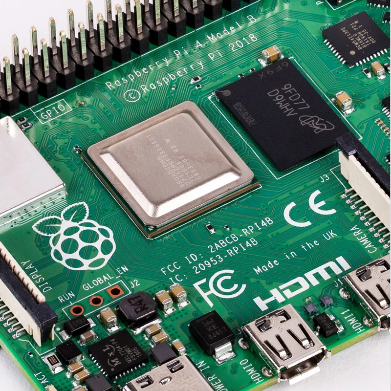 2GB 4GB 8GB ARM Original Raspberry Pi 4 Model 4B BCM2711 Quad-core Cortex-A72 1.5GHz  with Dual Band WIFI Support POE