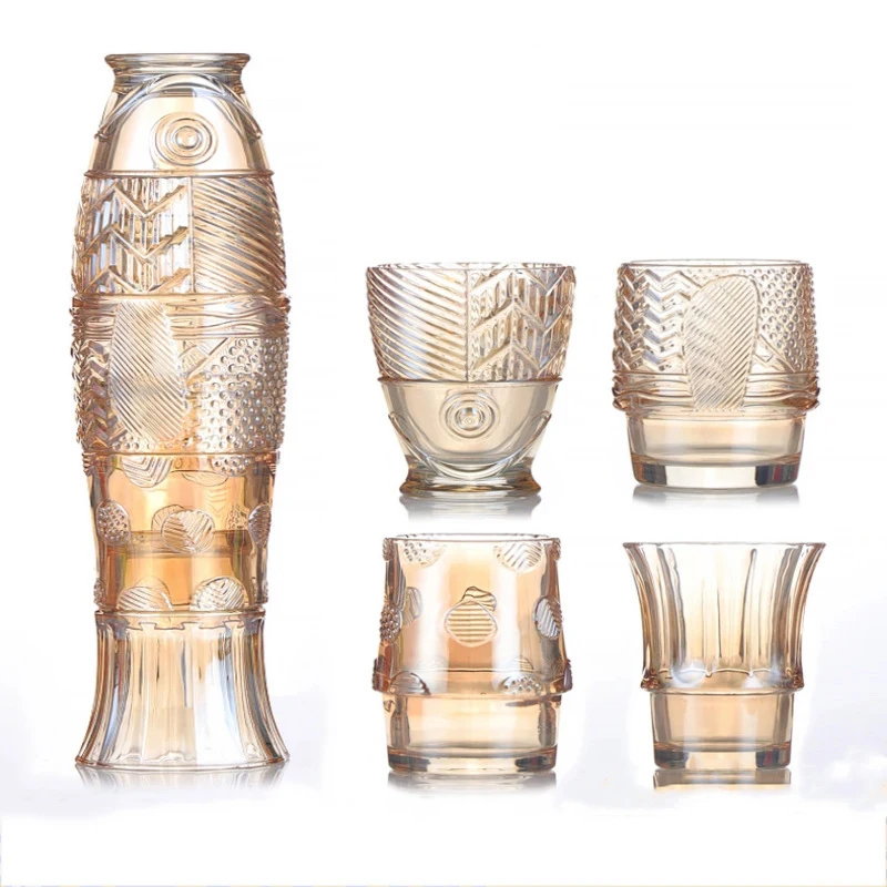 glass cup set tumbler water glass mug