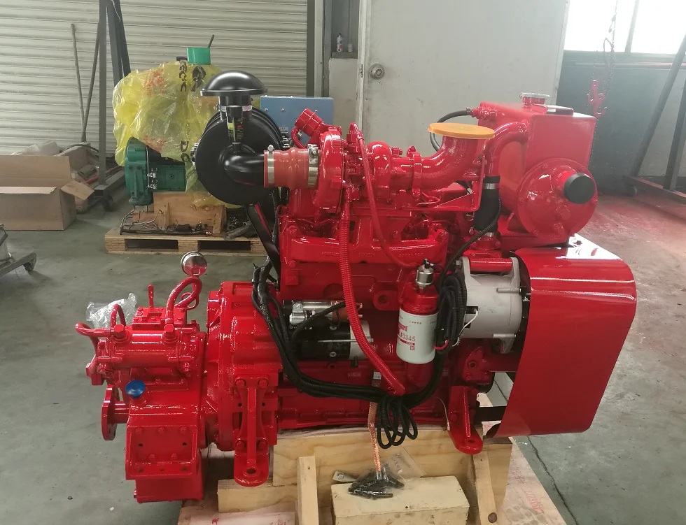 High quality 4 cylinder water cooler engine SCDC 4bt marine diesel