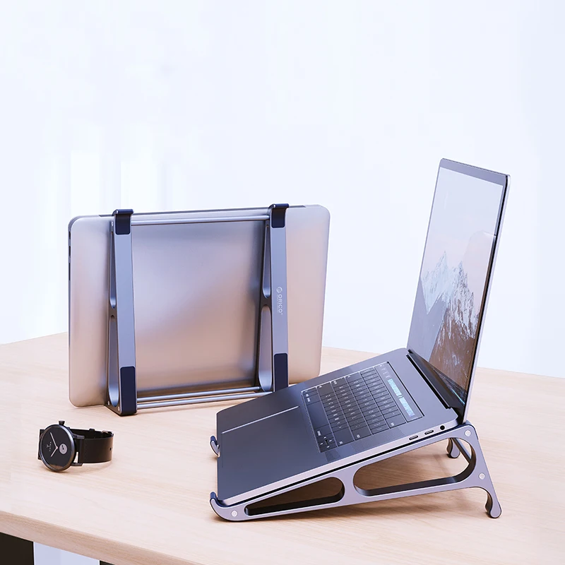 Muti-use Laptop Holder 13-17.4 Inch MacBook Air Pro HP Dell Ipad Portable Aluminium Laptop Stand For Desk