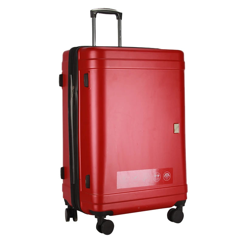quality durable lightweight carry on traveling flight red women luggage wholesale