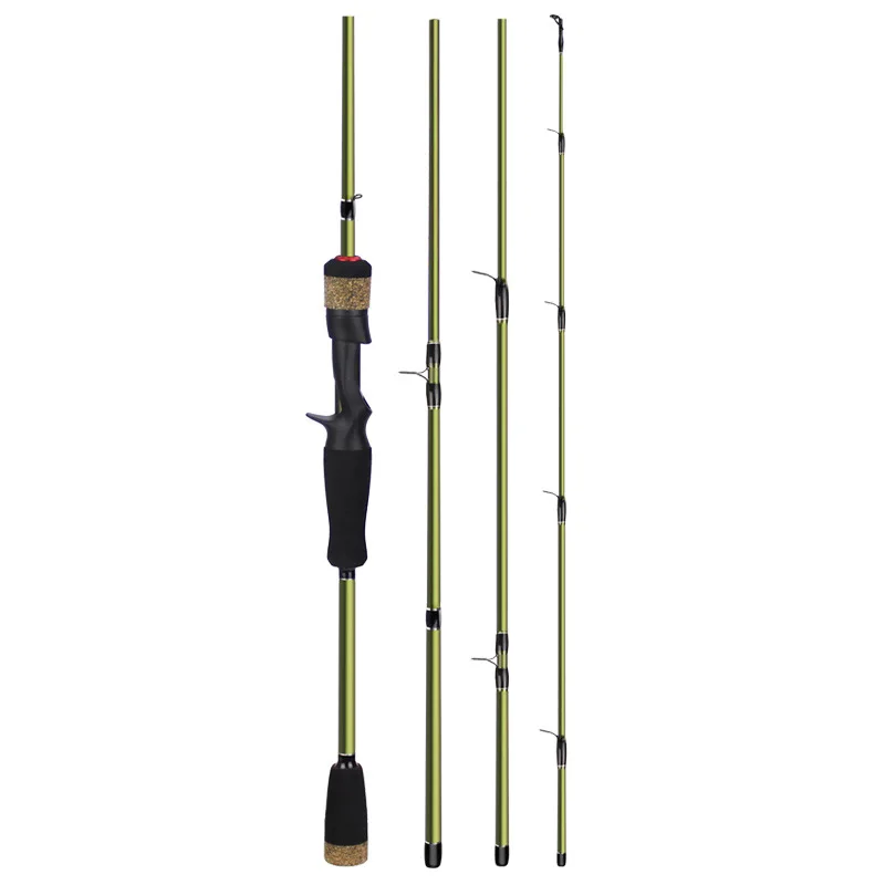 Manufacture Best Sale Ice Fishing Rod 4Section Shrimp Rod Carbon Telescopic Fishing Rod
