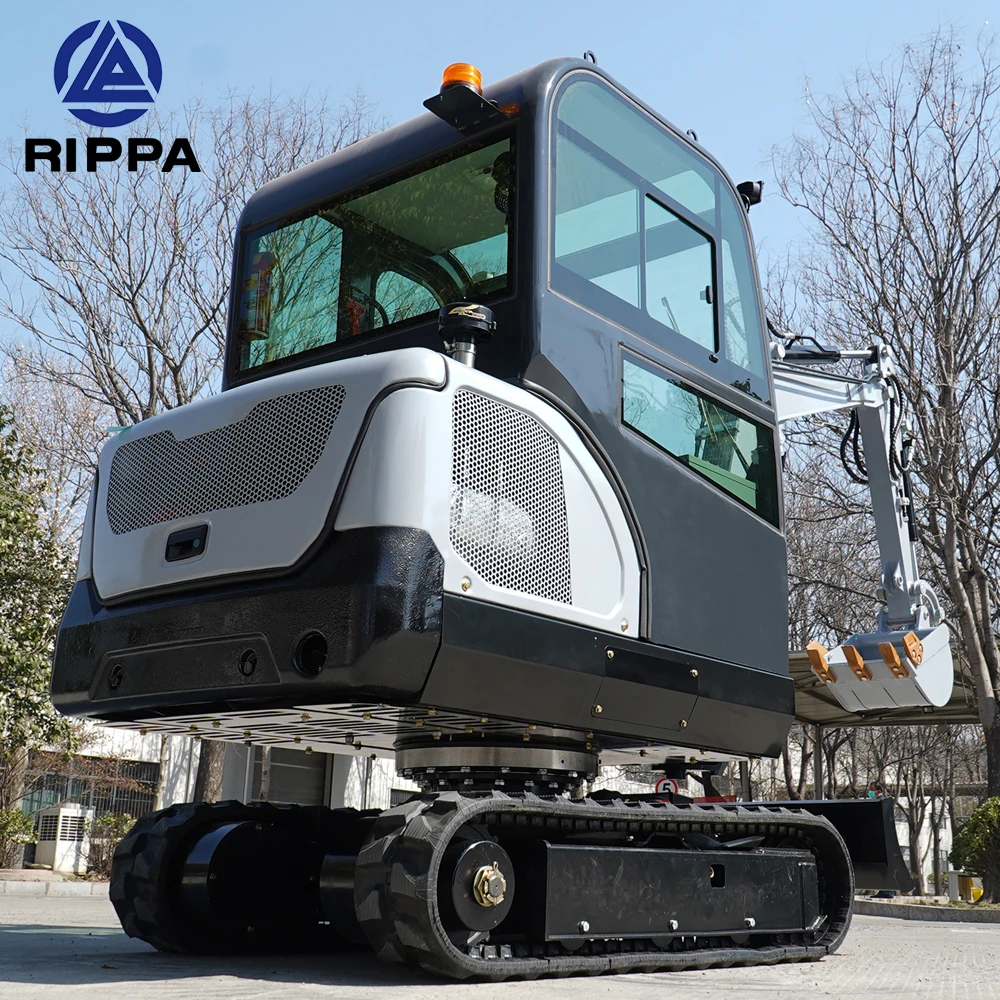 Rippa Earth-moving Machinery Small Mini Bagger Digger Escavator 3ton Crawler Excavator