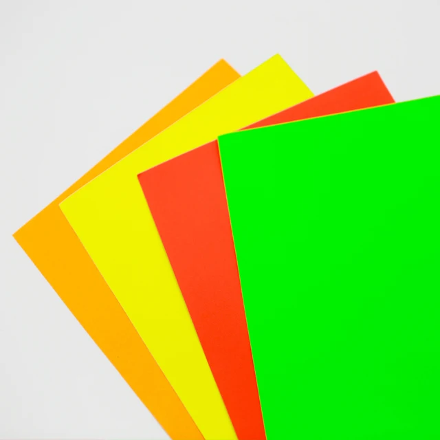 Factory price Wholesale Self Adhesive Label Paper Factory sticker custom Size Fluorescent Color Silicone Label Sticker