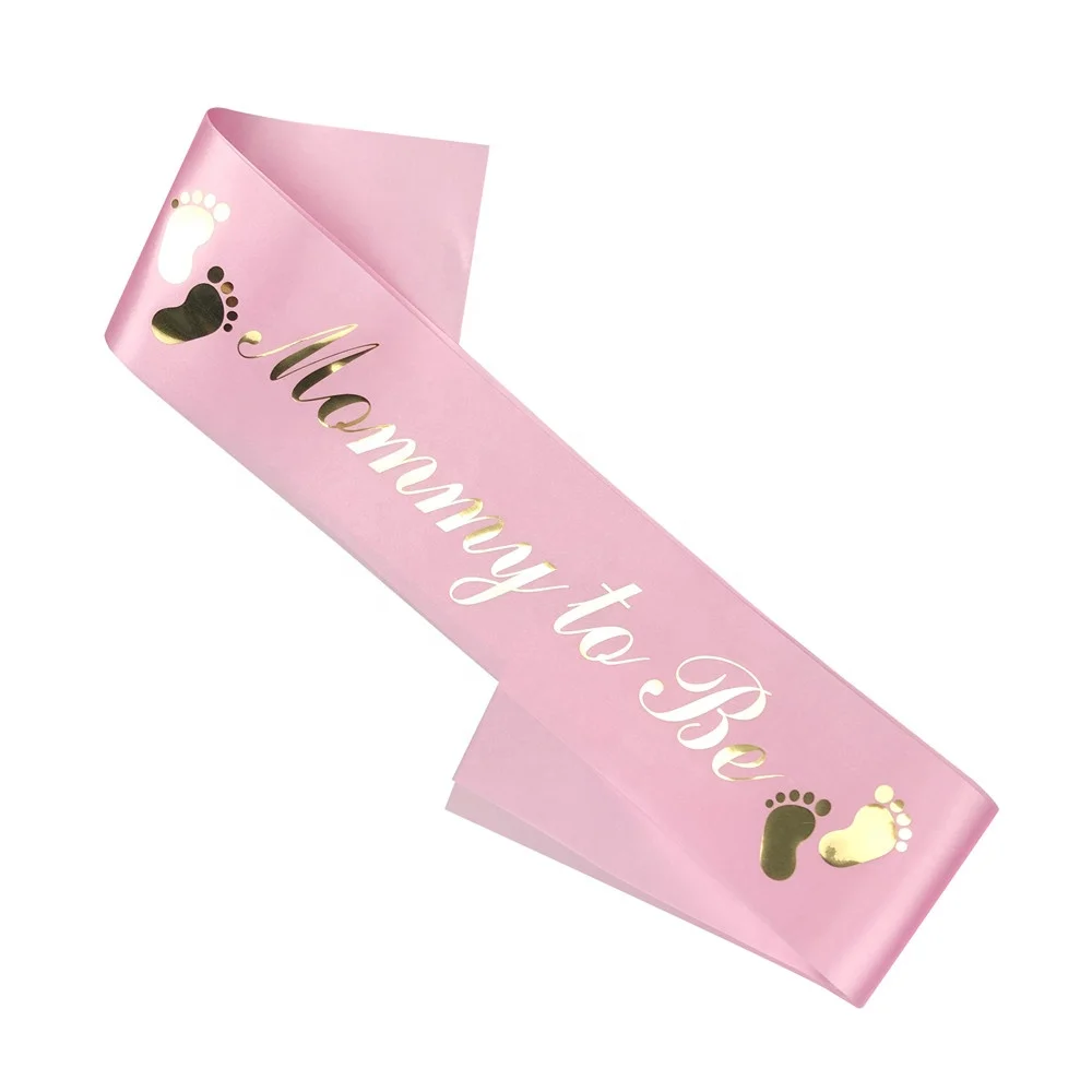 Custom Baby Shower Gender Reveal Party  Its A Girl or Boy Mommy To Be Sash