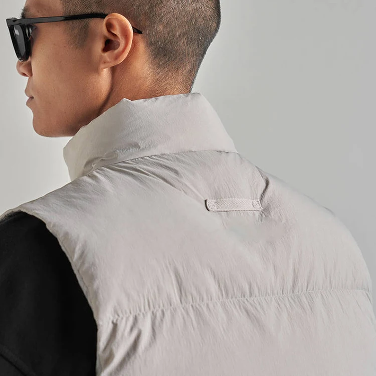 Custom Lightweight Waistcoat Warm Bubble Packable Sleeveless Sublimation Blank Puffer Jackets For Men