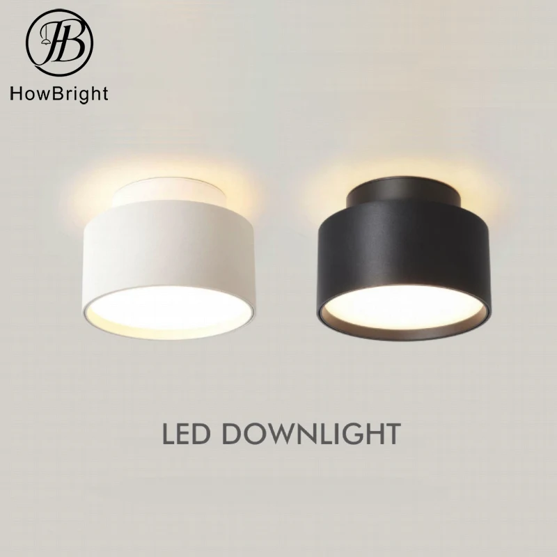 Modern Surface Mounted LED Down Light 16W 3000K Warm White Ceiling Spot Light For Home Hotel Cloakroom Living Room  Corridor