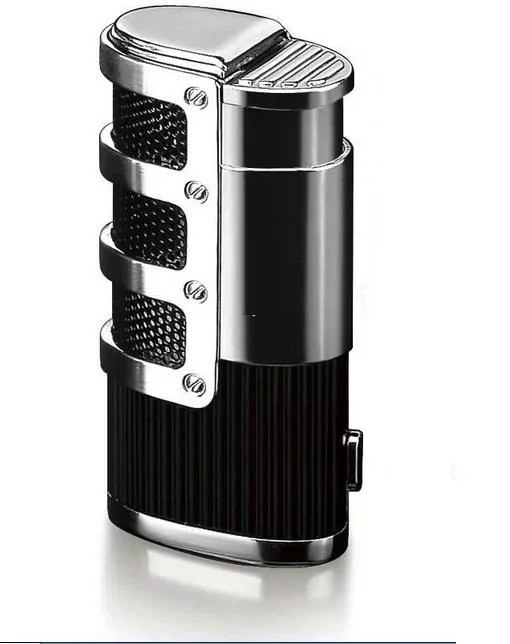 ODM/OEM portable men jet torch cigar triple lighter for gift