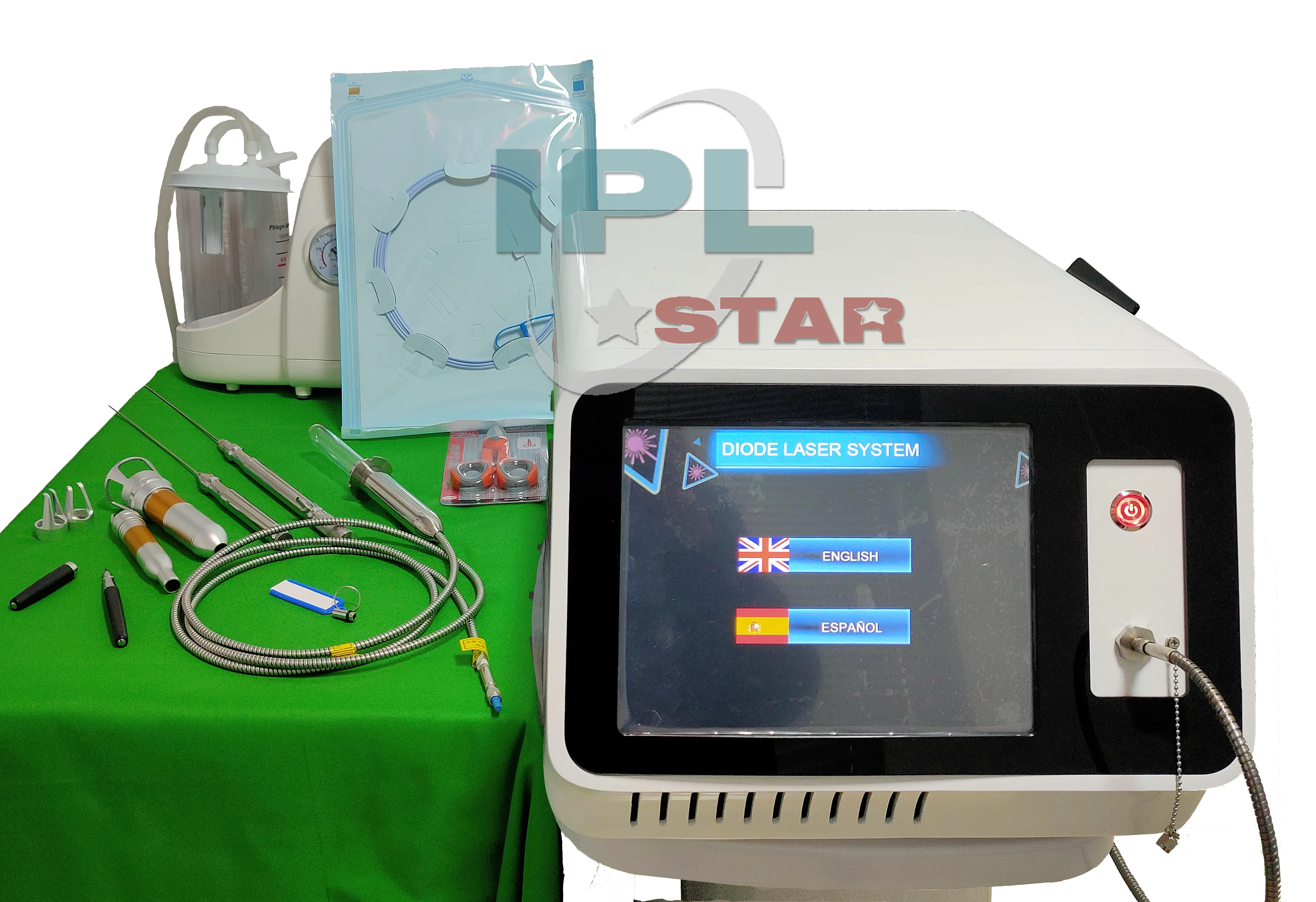 Dual Wavelength Portable 980nm 1470nm Diode Laser Lipolysis and Lipid-lowering Vaser Optical Fiber Endolaser Face Lifting