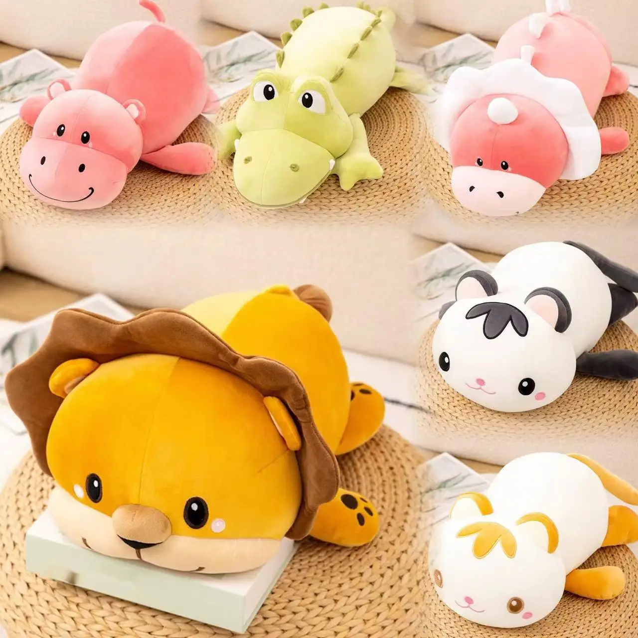 Cute animal doll sleeps ugly cute cuddle sleeping plush toy girl cuddle pillow ugly little dog plush doll plush doll