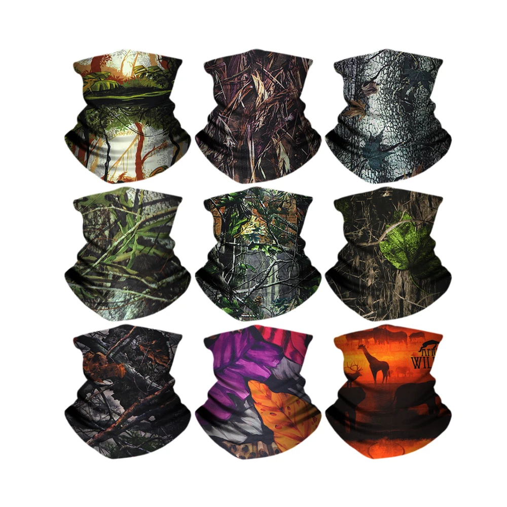 
9pcs Customise High Quality Multifunctional Seamless Bandana Tube neck Facial Bandana headwear 
