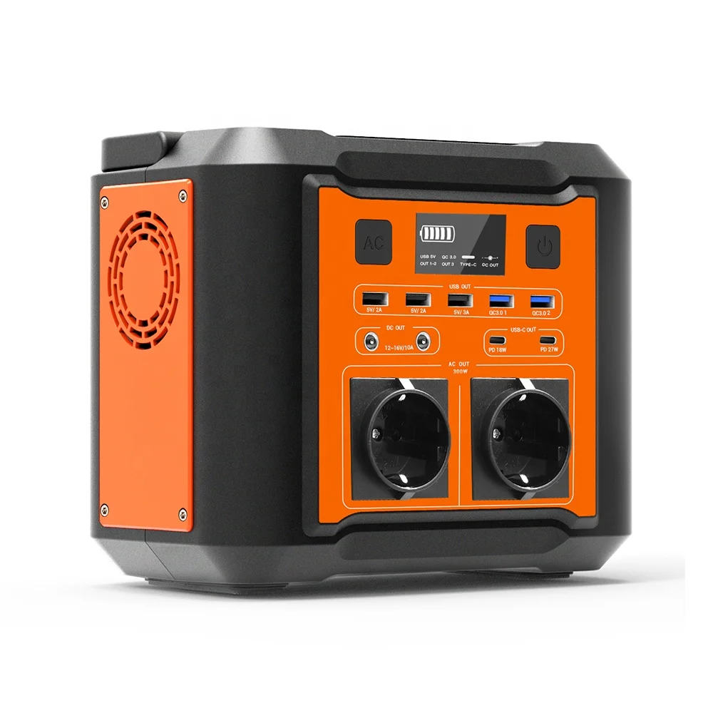 80000mAH lithium-ion battery solar generator energy system portable power station for home use