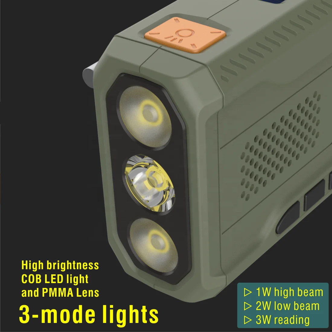 factory Good quality portable dab+ radio dab radio flashlight emergency dynamo dab radio