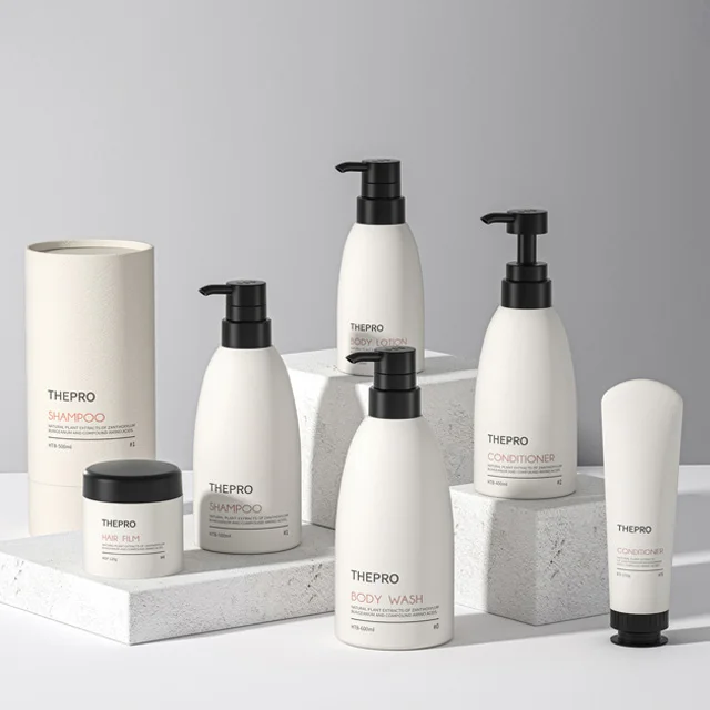 High quality PET plastic shampoo water bottle shower gel bottle lotion pump 100 ml 200 ml 250 ml300 ml 400 ml 500 ml 600 ml