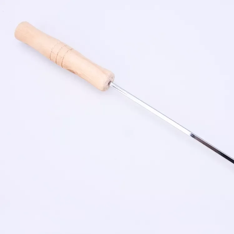 Wholesale Customized easily cleaned bbq skewers disposable flat bbq skewers skewers sticks for grill