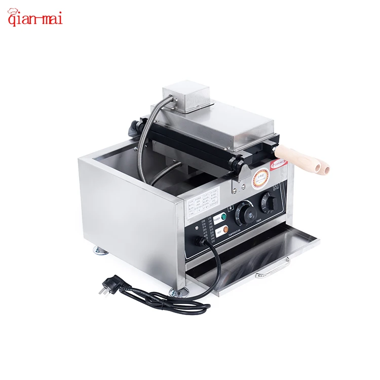 Factory Direct Sale Snacke Machines Cast Iron 3 Stick Hot Dog Waffle Maker Non-Sticking Bubble Ball Shaped Lolly Waffle Machine
