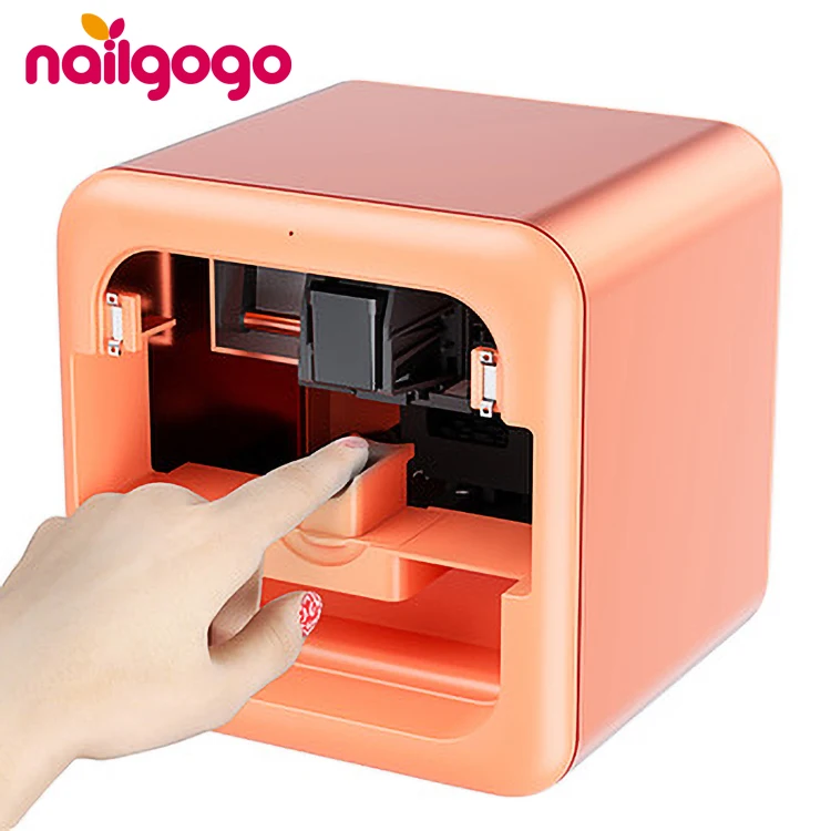Nailgogo K2 small wifi painting photo manicure nail polish first model finger and toe 2 in 1 nail printer