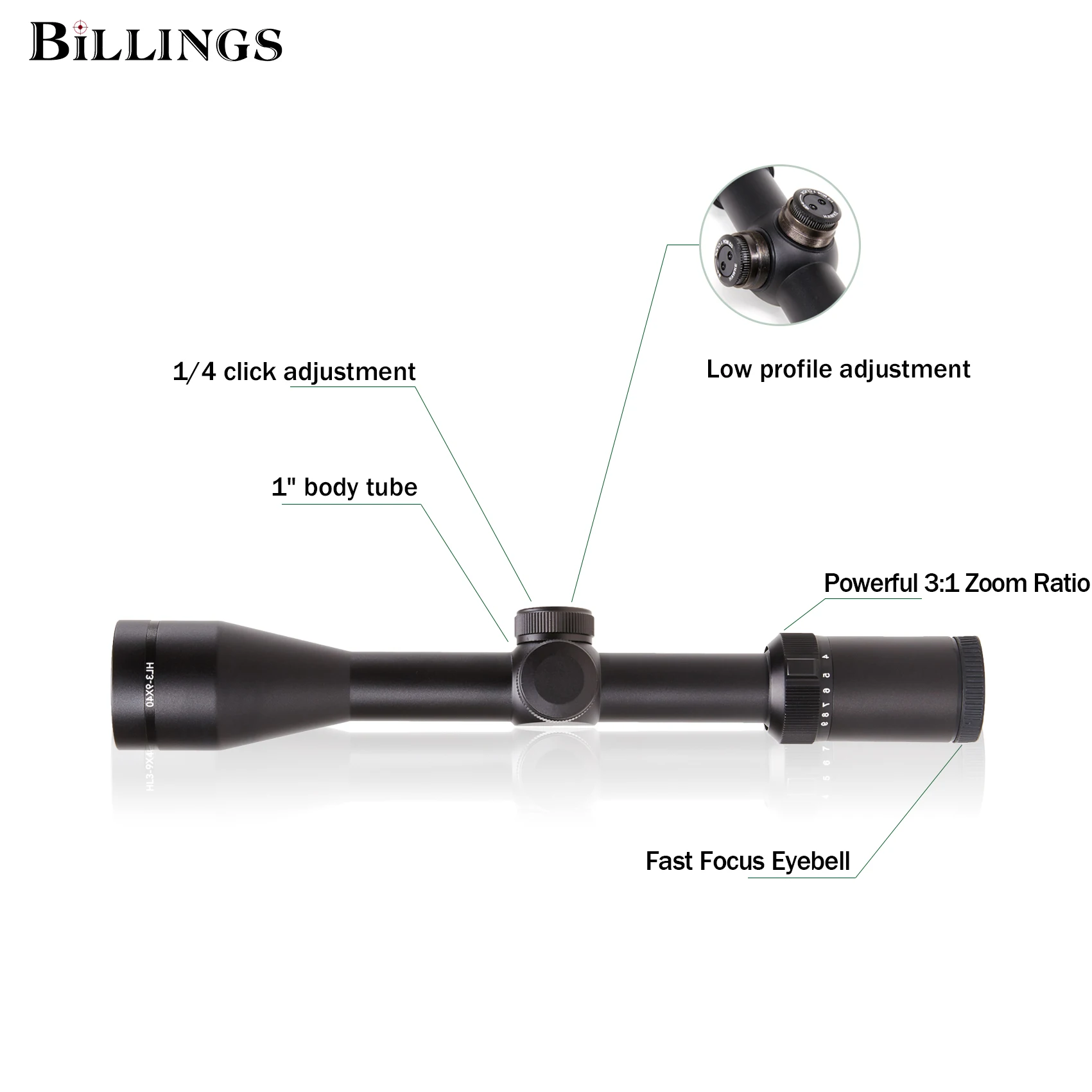 Optics Promotional 3-9x40 Tactical Scope With duplex Reticle And Solar Power Reflex Red Dot Sight With  Mount