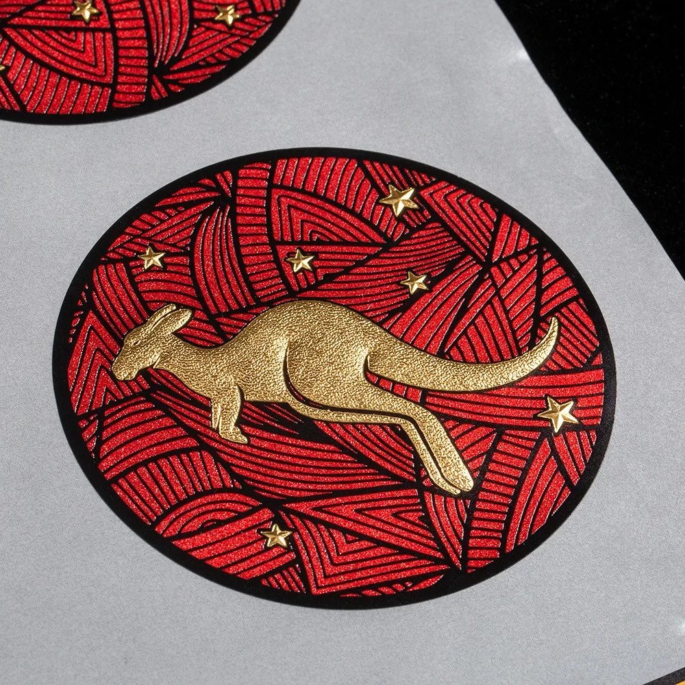 Printing Hot Stamping Matte Film Silk Screen Printing Various Materials Kraft Paper  Laser Etc. Label Custom