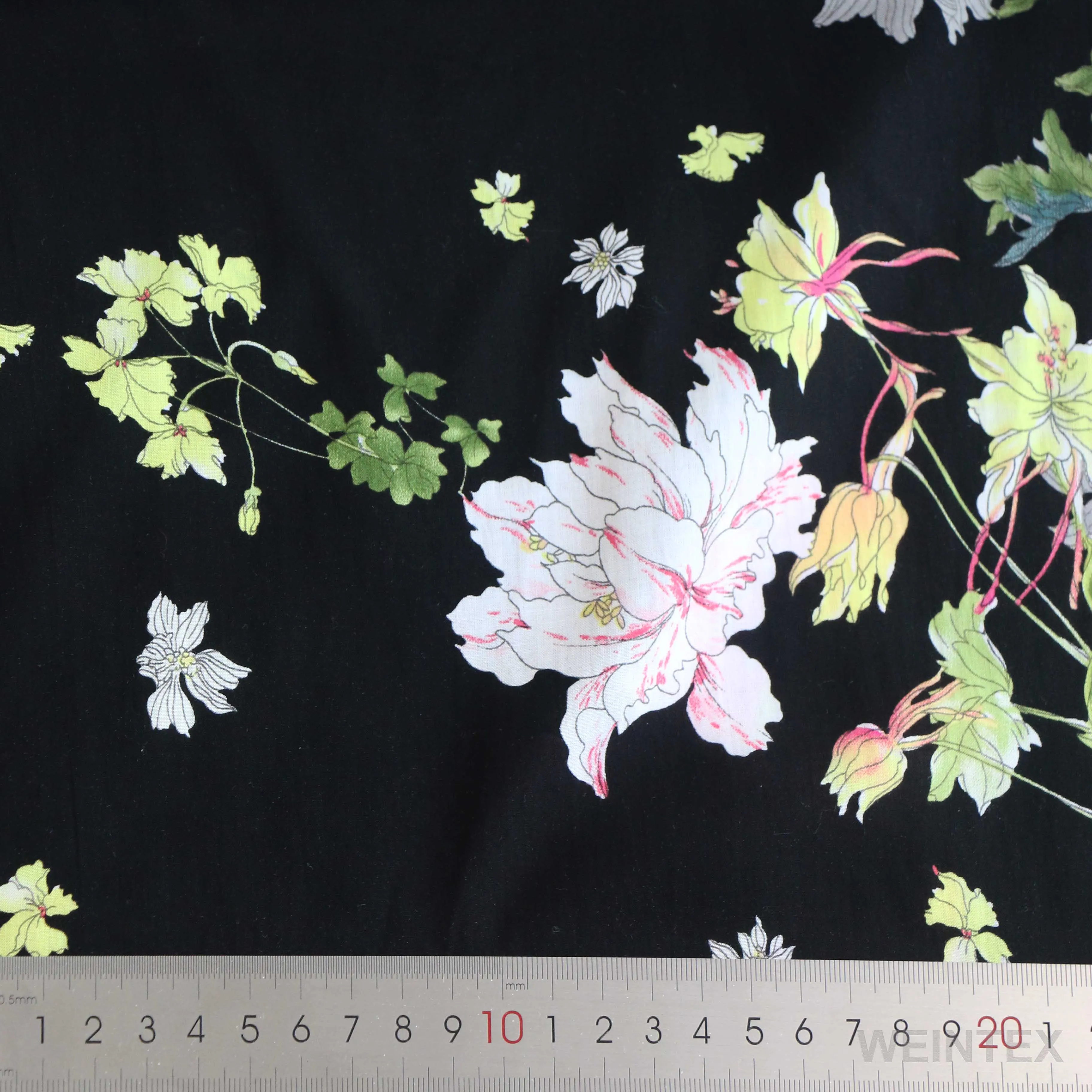 WI-R01-92650 Wholesale cheap viscose fabric floral printing suppliers 3068 100% rayon for ladies garment