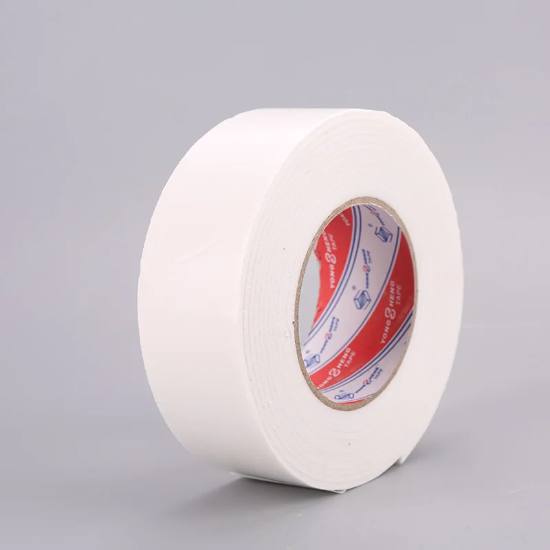 Eva Heavy Duty Mounting Foam Double Sided Adhesive Tape Strong Tenslie White Carton Acrylic No Printing Carton Sealing 25mm YS29