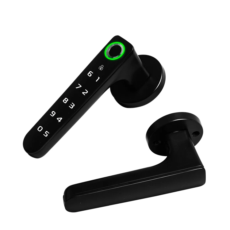 Мини-замок со сканером отпечатков пальцев, пароль, управление смартфоном, биометрический цифровой дверной замок