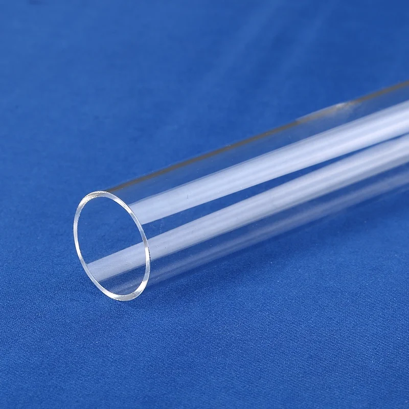 Настраиваемая кварцевая стеклянная трубка, Плавленая прозрачная кварцевая трубка, Кварцевая стеклянная трубка, цена