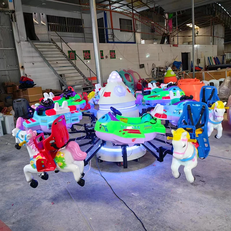 Amusement Ride Flying Airplane Small Plane Rides Mini Aircraft Rides Carousel On Mini Carousel