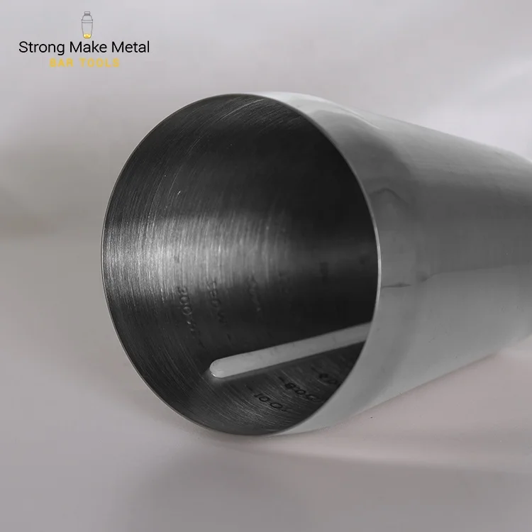 Professional 500ml japanese cobbler insulated gold copper bar customized hybrid cocktail shaker with measurements