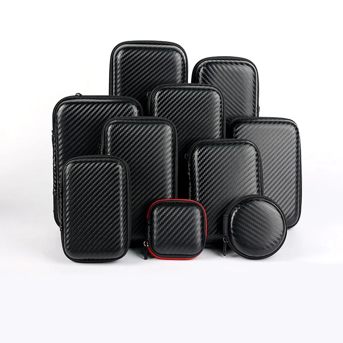 Multi-style EVA multi-shape anti-collision waterproof mobile headset data cable storage bag