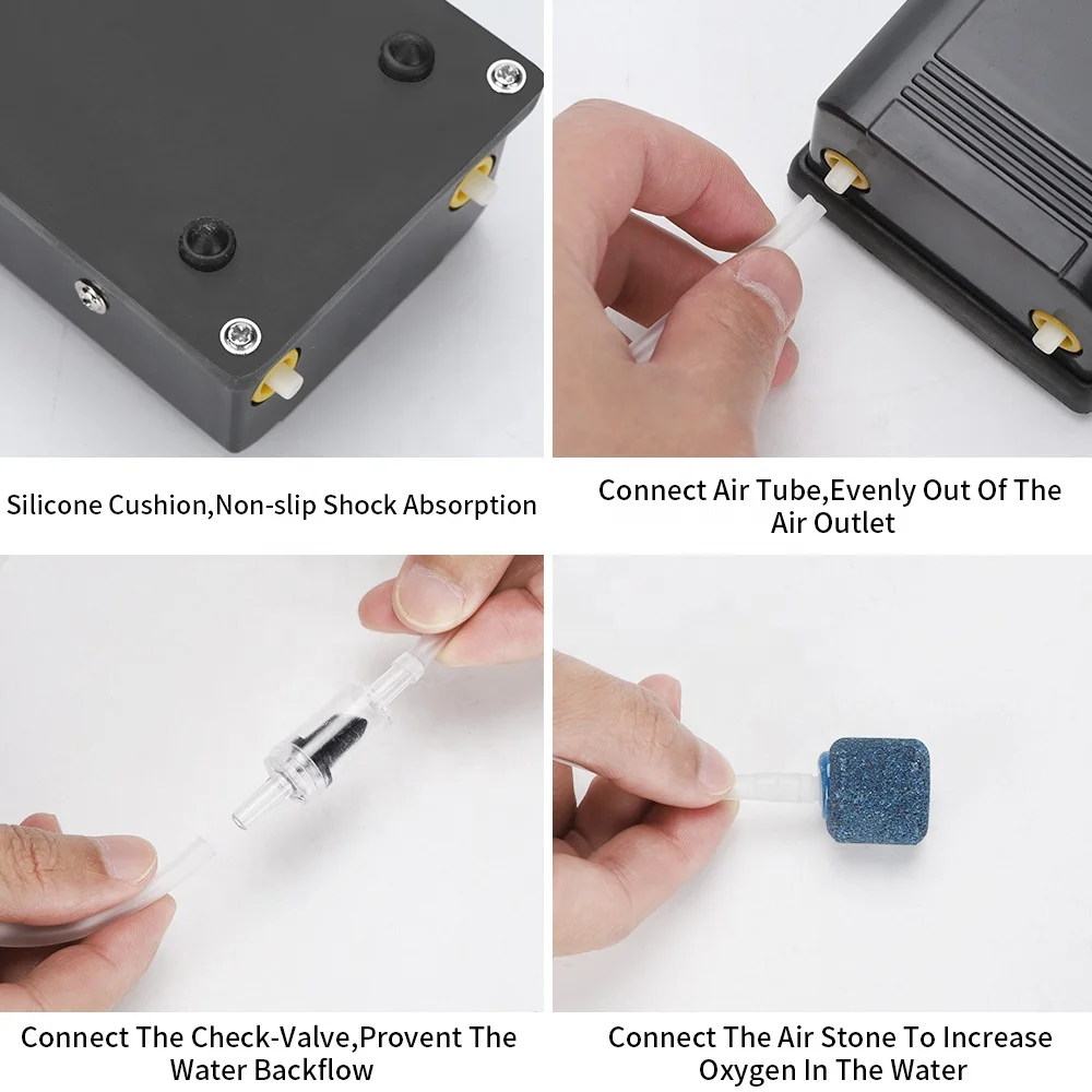 SL-2800/SP-780 Fish Tank Small Oxygen Pump Low Noise Fish Tank Oxygen Pump Aquarium Air Pump