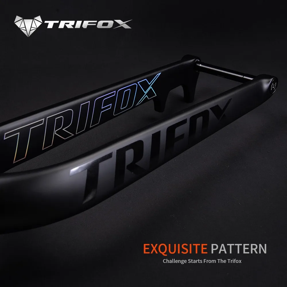 Велосипедная вилка TRIFOX TMK200 из углеродного волокна максимальный размер 29 х3 0 дюймов для горных