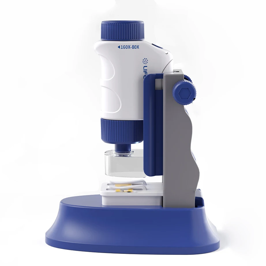 Детский оптический экспериментальный инструмент Портативный микроскоп игрушка Портативный микроскоп для детей микроскоп игрушки