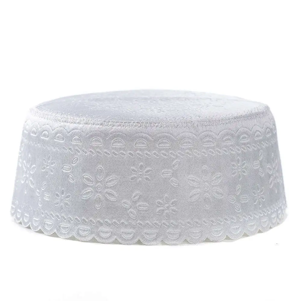 Новая вышитая шляпа для поклонения мусульманская вязаная Kufi молиться Исламская
