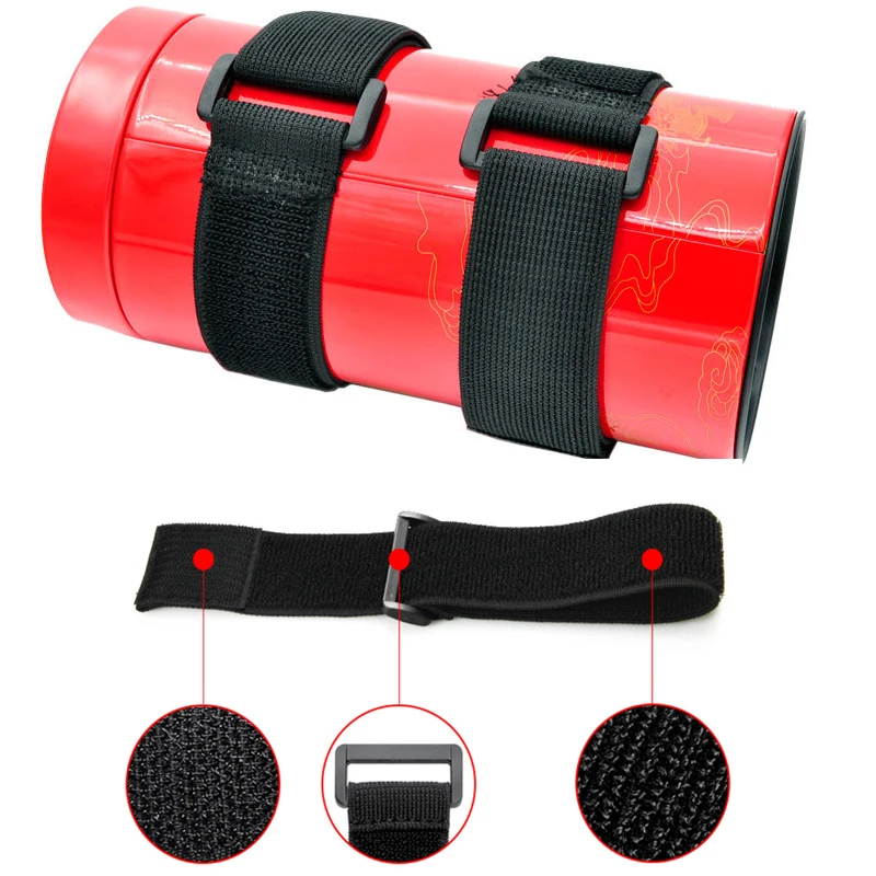 2022 Hot Selling Facebook Factory Suppliers Black Hook And Loop Non-Slip Elastic Arm Band Cable Tie With Metal Buckle