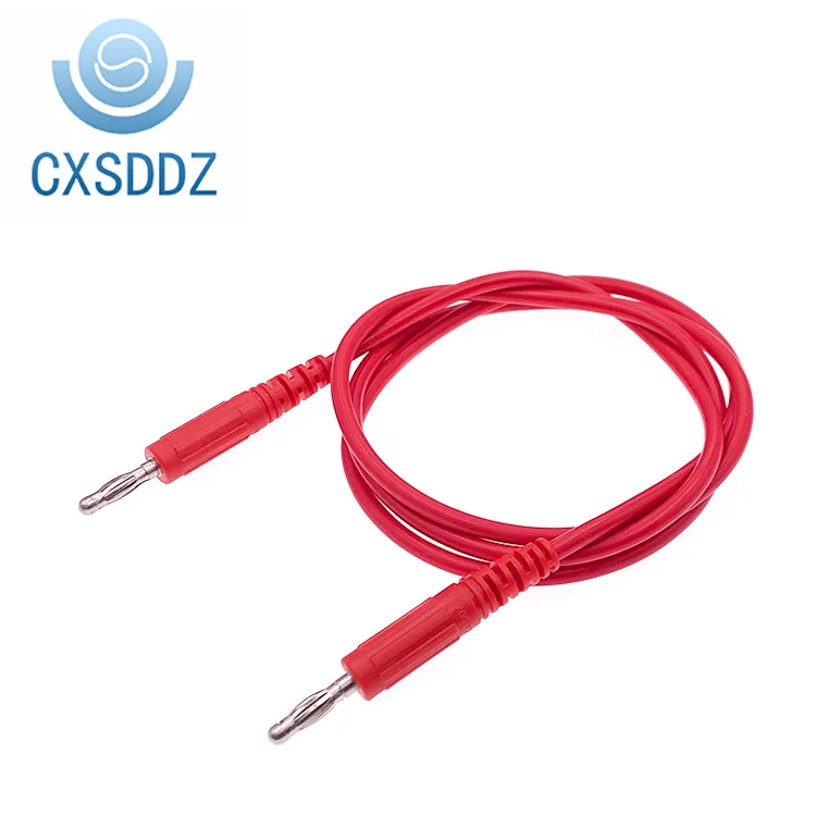 
CXSDDZ-S408A Highly flexible test lead with in-line 4mm banana plug on both ends 