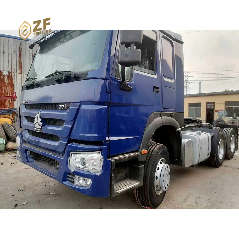 New or Used  Sinotruk Howo 6*4 LHD Truck head Diesel Engine Manual Transmission Euro 2 tractor truck for Sale Africa