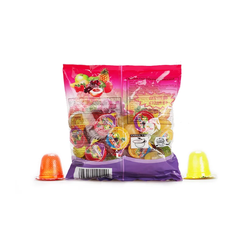 wholesale custom china sweet assorted fruity snacks fruit jelly in cups