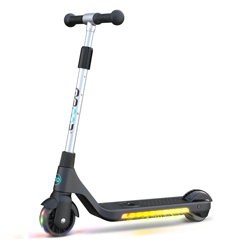 Gyroor China Factory 2 Wheel Flicker Led Light Kids e-scooter electric scooter for kids children europe warehouse