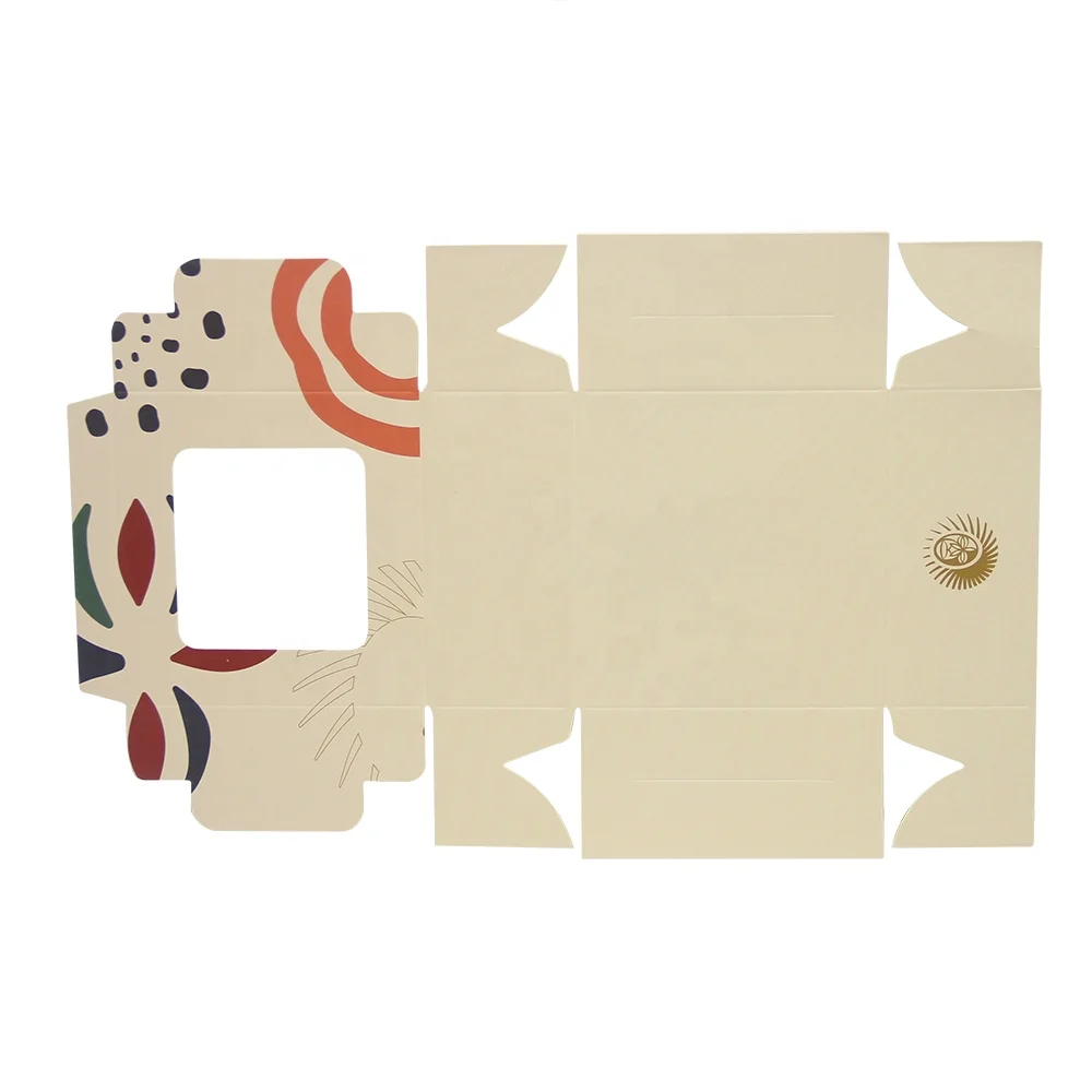 Thick and sturdy kraft paper small giftbox mini dessert cookie chocolates strawberries cake boxes with window